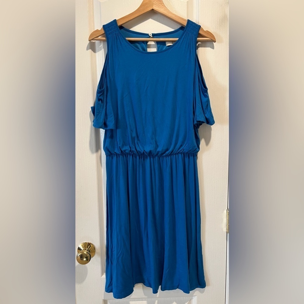 LOFT Cold Shoulder Knit Dress size small